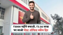 ₹5000 की मासिक बचत से ₹3.56 लाख का लाभ – पोस्ट ऑफिस की नई योजना का चौंकाने वाला राज़!